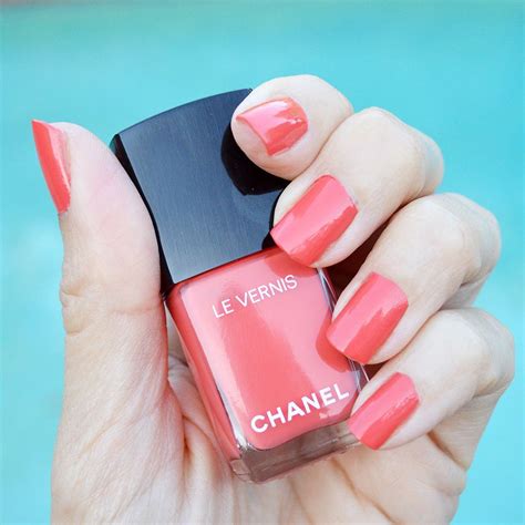 chanel coralium nail polish|nail polish color chart.